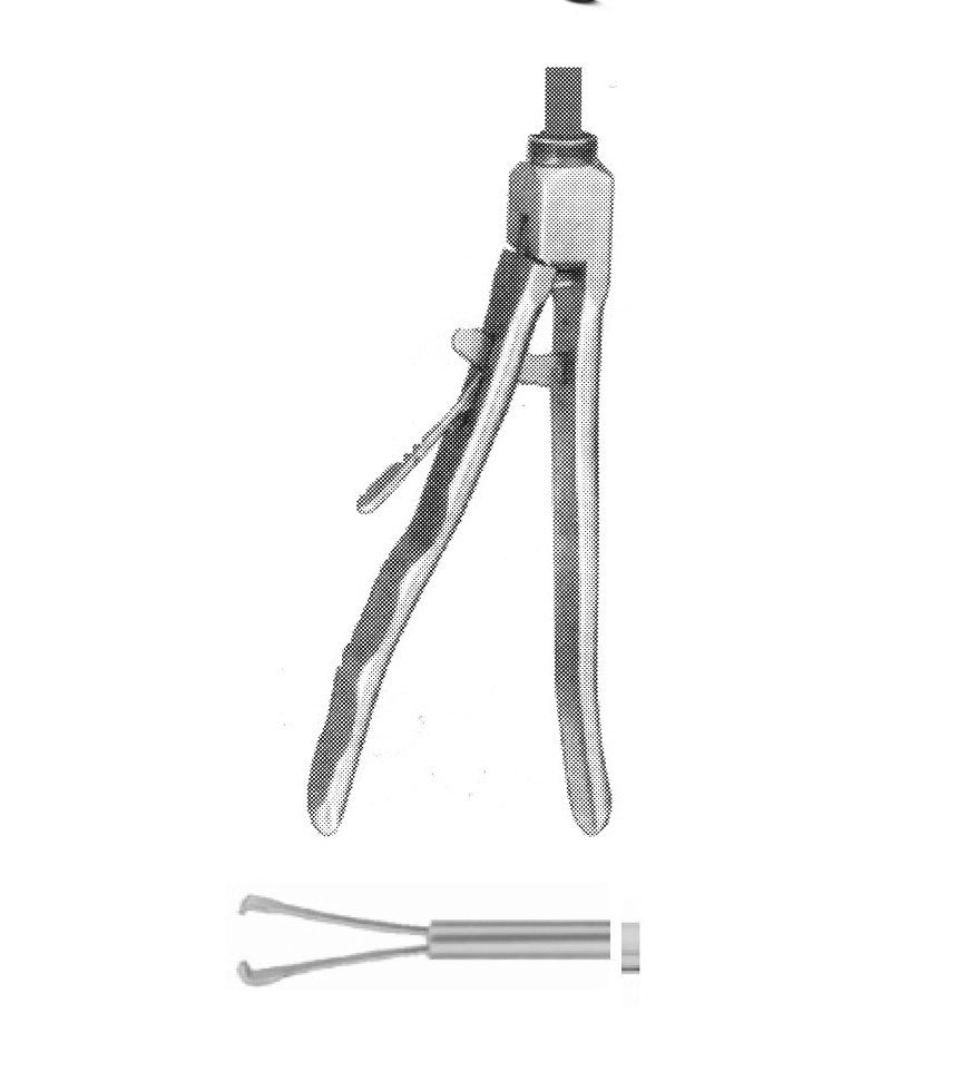 PANSUMAN FORSEPS, 1X2  DİŞ ÇAP  5 MM